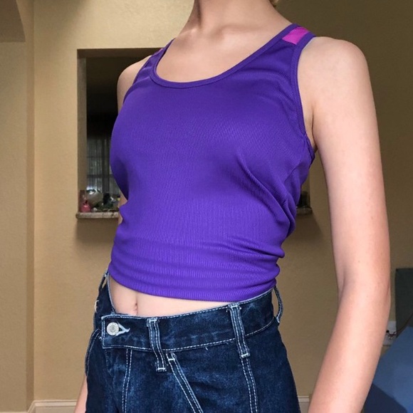 rbx purple activewear top - Picture 2 of 4